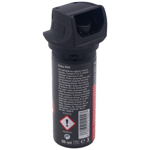 Gaz pieprzowy KKS VESK RSG Police 2mln SHU, Stream 50 ml (12050-S) KKS GmbH