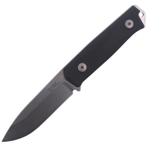 Nóż LionSteel Bushcraft Black G10, Stone Washed Sleipner by Molletta (B41 GBK) LionSteel