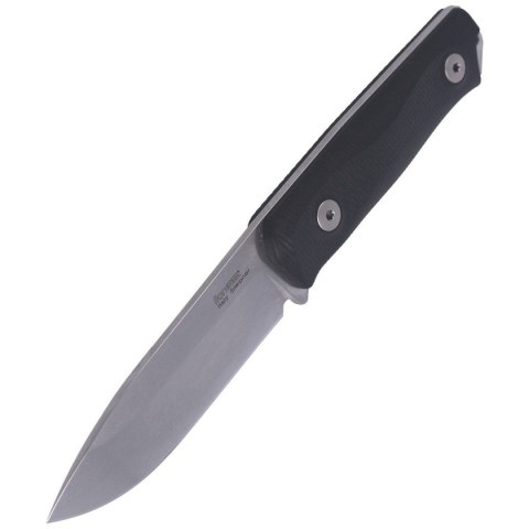 Nóż LionSteel Bushcraft Black G10, Stone Washed Sleipner by Molletta (B41 GBK) LionSteel