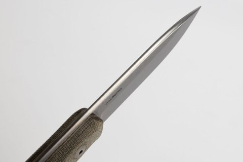 Nóż LionSteel Bushcraft Green Micarta, Stone Washed Sleipner by Molletta (B41 CVG) LionSteel