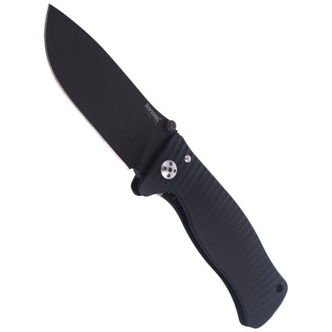 Nóż składany LionSteel SR1A Black Aluminum, Black D2 by Molletta (SR1A BB) LionSteel