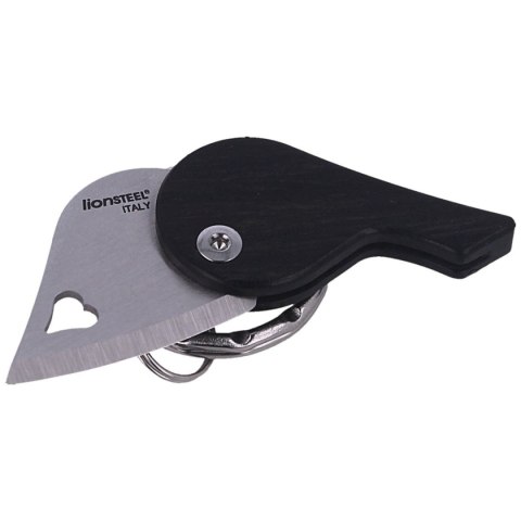 Nóż składany brelok LionSteel lionBeat Ebony Wood (LB EB) LionSteel