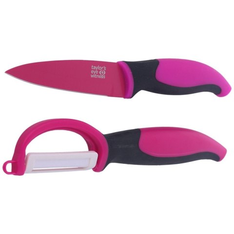 Zestaw Taylor's Eye Nóż Obierak i Obieraczka Pink (377800) Taylor's Eye Witness