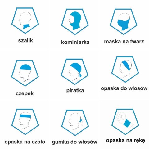 Chusta wielofunkcyjna klocki (KLOCKI) Haasta