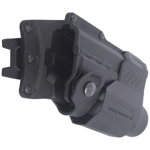 Kabura, osłony na latarkę, laser Fobus Glock 17, 22, 31 (RBT17G R Bundle) Fobus