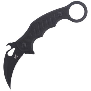 Nóż FOX Karambit Fixed G10 Black, Black Idroglider (FX-598) FOX