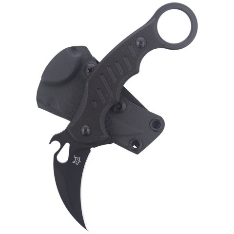 Nóż FOX Karambit Fixed G10 Black, Black Idroglider (FX-598) FOX