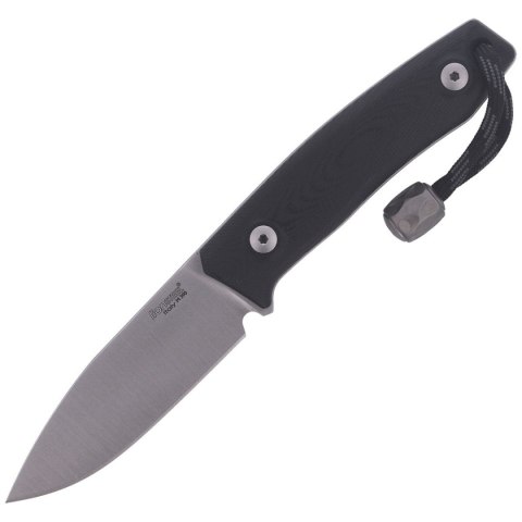 Nóż LionSteel Bushcraft G10 Black, Satin Blade (M1 GBK) LionSteel