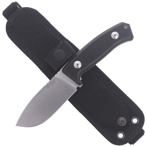 Nóż LionSteel M2 Bushcraft G10 Black, Satin D2 by Molletta(M2 G10) LionSteel