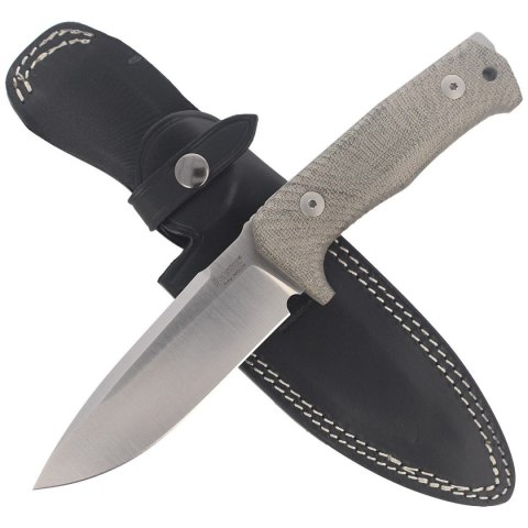Nóż LionSteel Tactical Green Canvas Micarta, Satin Niolox by Molletta (T5 CVG) LionSteel