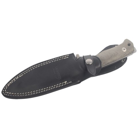 Nóż LionSteel Tactical Green Canvas Micarta, Satin Niolox by Molletta (T5 CVG) LionSteel