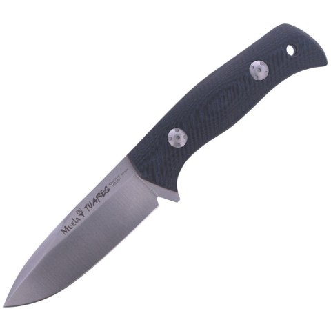 Nóż Muela Bushcraft Black-Blue Micarta, Satin 14C28N CRYO-T (TUAREG-10M) Muela
