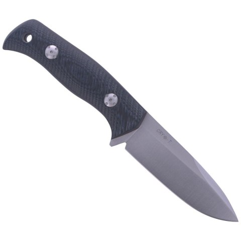 Nóż Muela Bushcraft Black-Blue Micarta, Satin 14C28N CRYO-T (TUAREG-10M) Muela