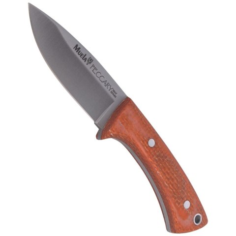Nóż na szyję Muela Orange Micarta Neck Knife, Satin 1.4116 (PECCARY-8.O) Muela