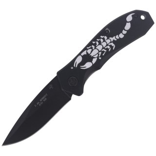 Nóż składany Herbertz CJH Scorpion Black Aluminium, Black Blade (44067 - 217911) Herbertz GmbH