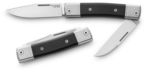 Nóż składany LionSteel BestMAN Ebony Wood Two Blades (BM13 EB) LionSteel