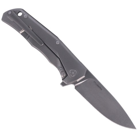 Nóż składany LionSteel T.R.E. G10 Black, Stone Washed Blade (TRE GBK) LionSteel