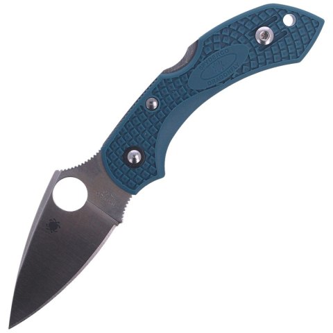 Nóż składany Spyderco Dragonfly 2 Lightweight Blue FRN, Satin K390 by Sal Glesser (C28FP2K390) Spyderco Inc.