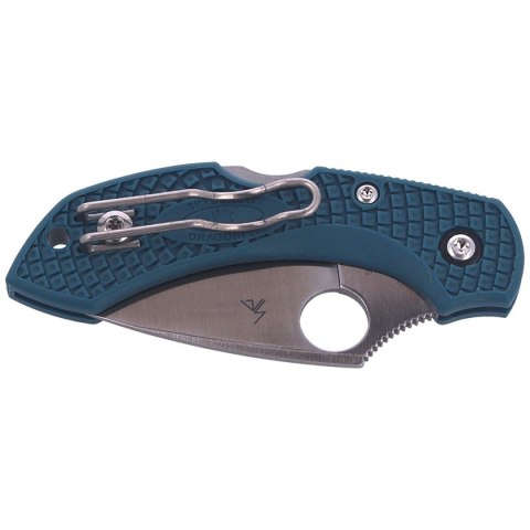 Nóż składany Spyderco Dragonfly 2 Lightweight Blue FRN, Satin K390 by Sal Glesser (C28FP2K390) Spyderco Inc.