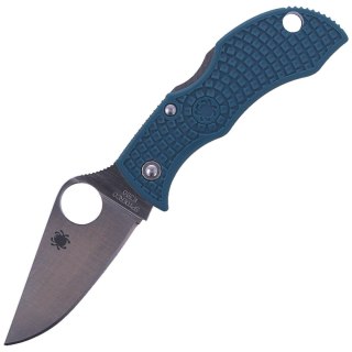 Nóż składany Spyderco Manbug Blue FRN K390 Plain (MFPK390) Spyderco Inc.