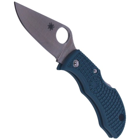 Nóż składany Spyderco Manbug Blue FRN K390 Plain (MFPK390) Spyderco Inc.
