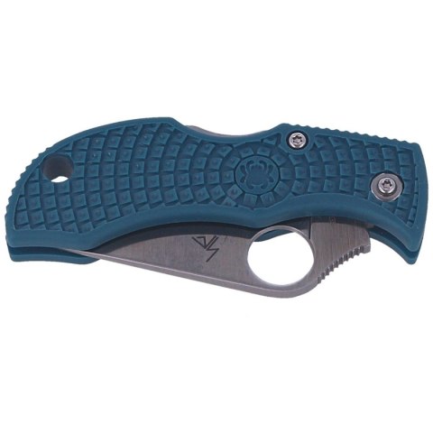 Nóż składany Spyderco Manbug Blue FRN K390 Plain (MFPK390) Spyderco Inc.