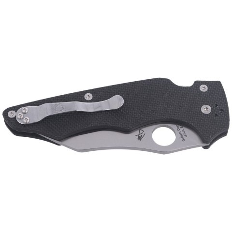 Nóż składany Spyderco YoJumbo Black G10, Satin CPM S30V by Michael Janich (C253GP) Spyderco Inc.