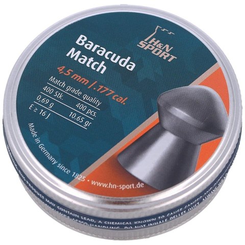 Śrut H&N Baracuda Match 4.52mm, 400szt (92284520004) H&N - Haendler & Natermann Sport GmbH
