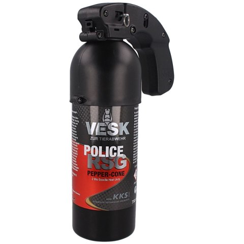 Gaz pieprzowy KKS VESK RSG Police 2mln SHU, HJ Stream 750ml (12750-H) KKS GmbH