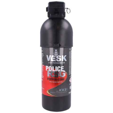 Gaz pieprzowy KKS VESK RSG Police 2mln SHU, HJ Stream 750ml (12750-H) KKS GmbH
