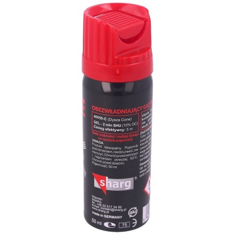 Gaz pieprzowy Sharg Nato Defence Gel 2mln Cone 50ml (40050-CR) Sharg