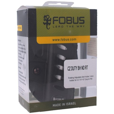 Kabura Fobus CZ 75 P-07 Duty, P09, Shadow 2 Kadet 22/9 Roto (CZ DUTY BH ND RT) Fobus