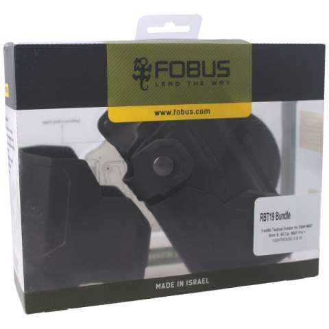 Kabura, osłony na latarkę, laser Fobus S&M, IWI, Taurus, Canik (RBT19 Bundle) Fobus