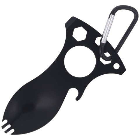 Niezbędnik Barbaric MultiTool with Snap Hook, Black Stainless (33739-NE) Martinez Albainox