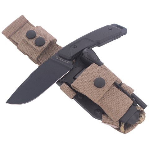 Nóż Extrema Ratio Sethlans D2 Black G10, Exp Dark K110 by Daniele Dal Canto (04.1000.0463/D2/BL/D) Extrema Ratio