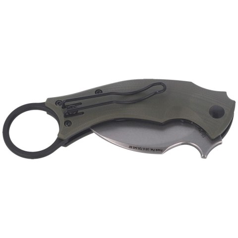 Nóż składany FOX Karambit Black Bird by Bastinelli G10 OD Green, Stone Washed (FX-591 ODSW) FOX