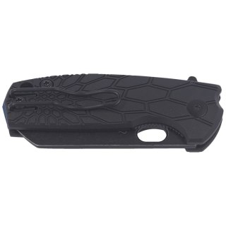 Nóż składany Fox Baby Core FRN Black, Black Stonewashed N690by Jesper Voxnaes (FX-608 B) FOX