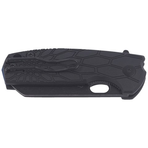 Nóż składany Fox Baby Core FRN Black, Black Stonewashed N690by Jesper Voxnaes (FX-608 B) FOX
