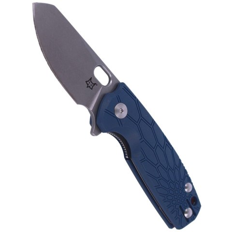 Nóż składany Fox Baby Core FRN Blue, Stonewashed N690 by Jesper Voxnaes (FX-608 BL) FOX