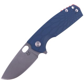 Nóż składany Fox Core FRN Blue, Stonewashed N690 by Jesper Voxnaes (FX-604 BL) FOX