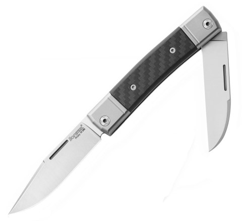 Nóż składany LionSteel BestMAN Carbon Fiber, Two Blades (BM13 CF) LionSteel