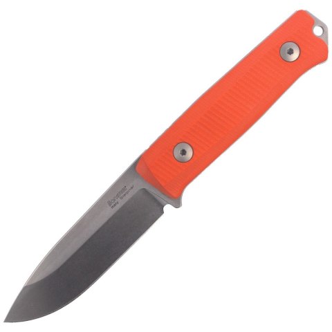 Nóż składany LionSteel Bushcraft G10 Orange, Stone Washed (B40 GOR) LionSteel