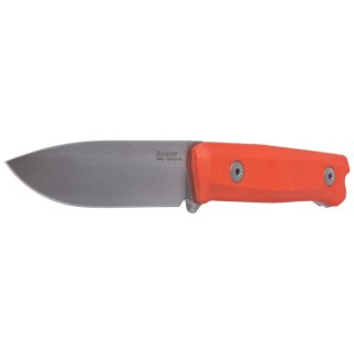 Nóż składany LionSteel Bushcraft G10 Orange, Stone Washed (B40 GOR) LionSteel