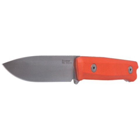 Nóż składany LionSteel Bushcraft G10 Orange, Stone Washed (B40 GOR) LionSteel