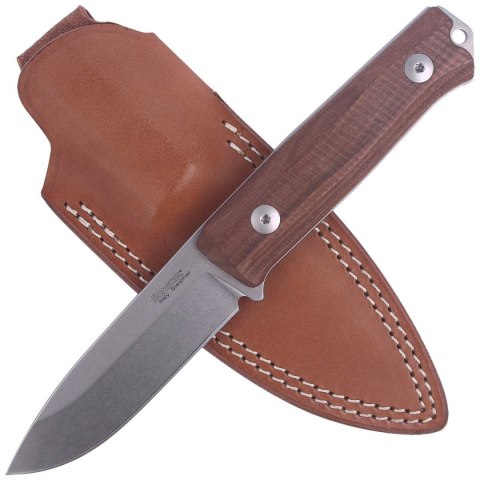 Nóż składany LionSteel Bushcraft Santos Wood, Stone Washed (B40 ST) LionSteel
