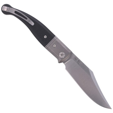 Nóż składany LionSteel Gitano Black G10, Satin Blade (GT01 GBK) LionSteel