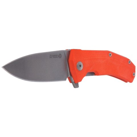 Nóż składany LionSteel KUR G10 Orange, Stonewashed Sleipner by Molletta (KUR OR) LionSteel