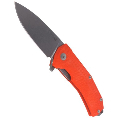 Nóż składany LionSteel KUR G10 Orange, Stonewashed Sleipner by Molletta (KUR OR) LionSteel