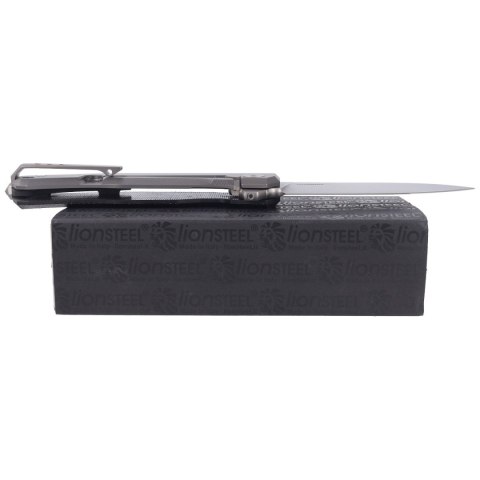 Nóż składany LionSteel Myto Black Canvas, Satin M390 by Molletta ( (MT01 CVB) LionSteel