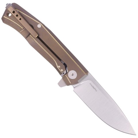 Nóż składany LionSteel Myto Bronze Titanium, Satin M390 by Molletta (MT01 BR) LionSteel